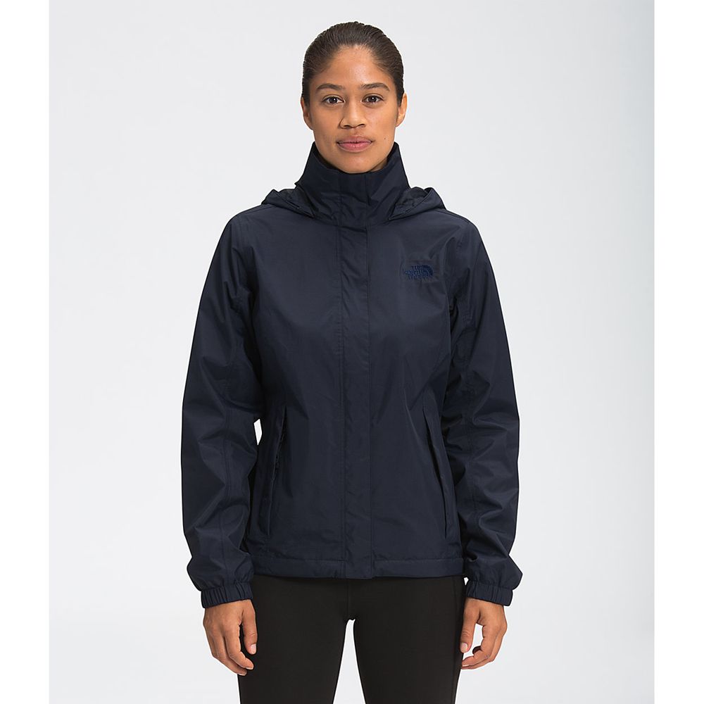 The North Face Windbreakers Womens Australia - The North Face Resolve 2 Navy (KBH-793862)